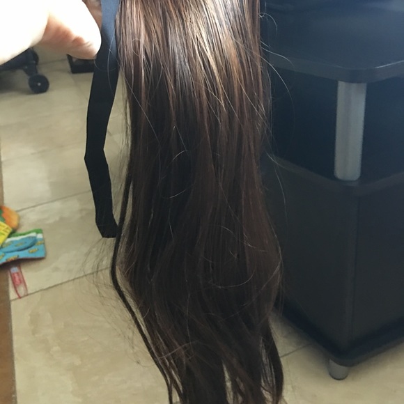 synthetic straight tieup ponytail hair extnsion - Picture 6 of 8