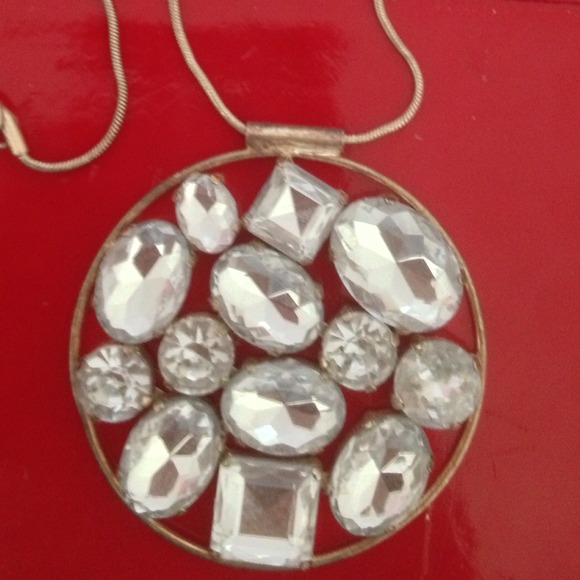 💎💎💎BLING BLING BLING💎💎💎VINTAGE NECKLACE - Picture 3 of 3