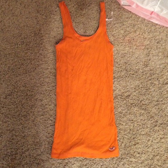 Orange tank top