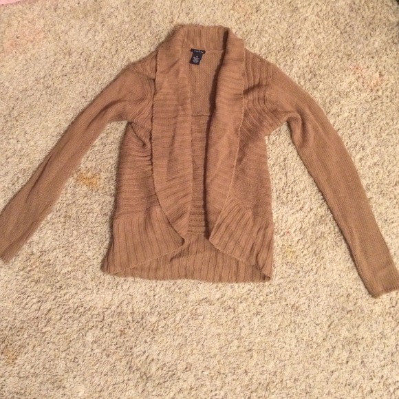 Brown cardigan