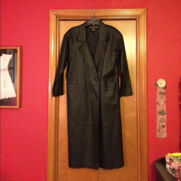 Full Length Leather Coat