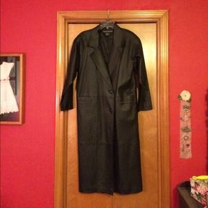 Full Length Leather Coat