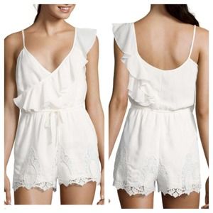 HOST PICK! Ivory playsuit