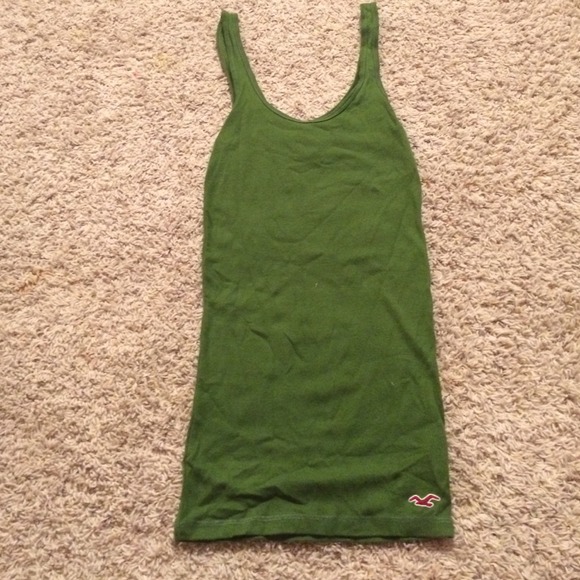 Green tank top