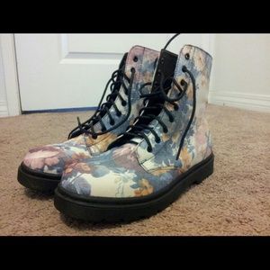 New forever 21 floral boots.