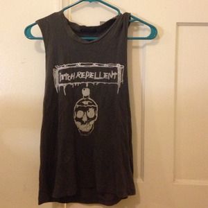 Brandy Melville "bitch repellent" shirt