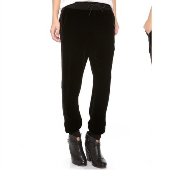 Rag and bone velvet trouser in S