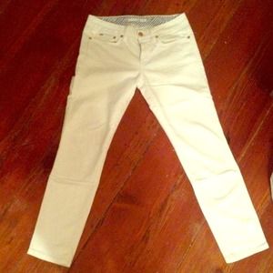 Joe's White denim, ankle length
