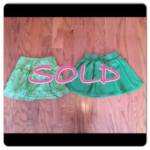 💢SOLD💢Green Gymboree Skirts