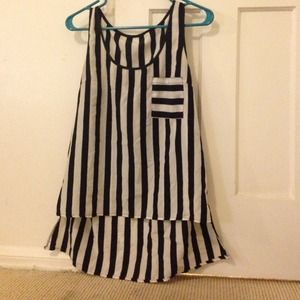 striped tank tunic