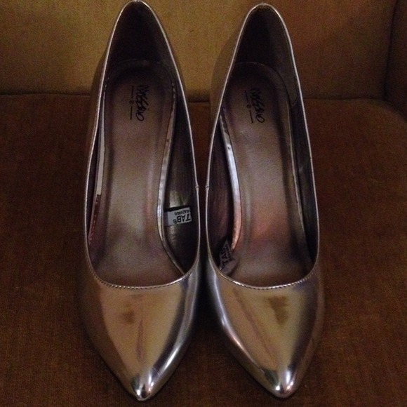 SOLD on Mercari. Gorgeous Silver Heels - Picture 2 of 4