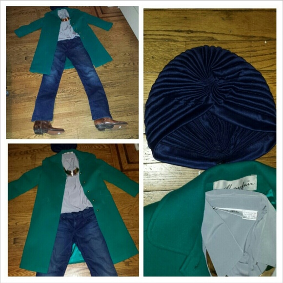Vintage green coat