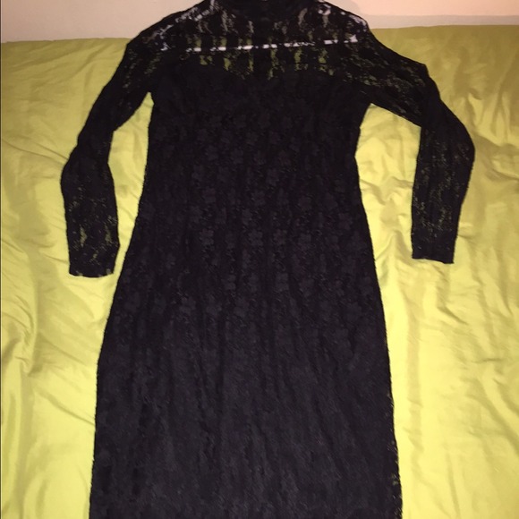 Lace black Asos dress