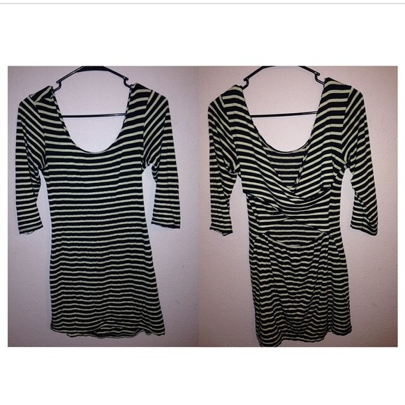 stripped dress (X on back)