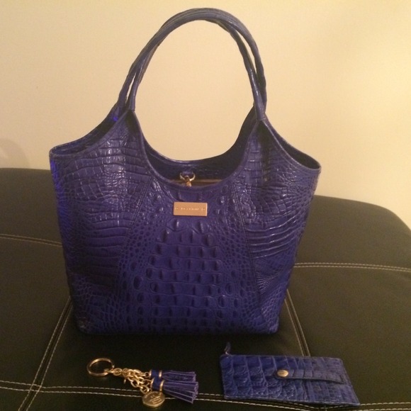 Brahmin Handbag, Key Knob, and Credit Card Wallet