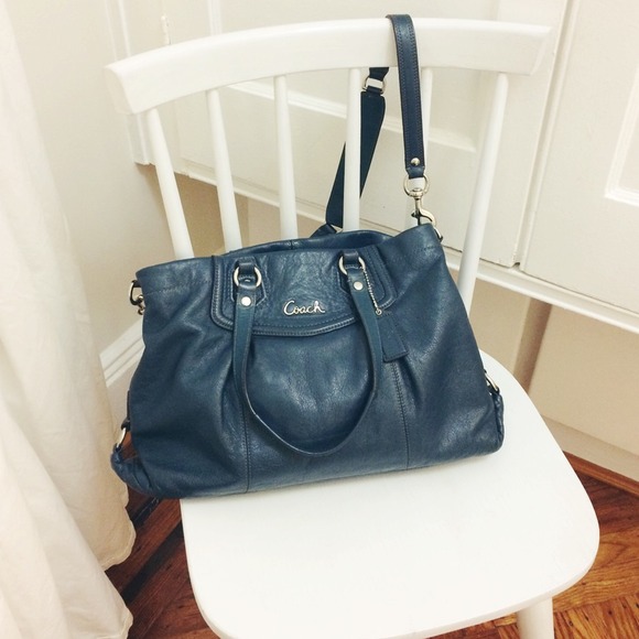 Authentic Coach Ashley Leather Handbag