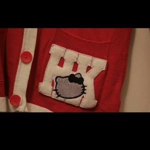 F21 Boyfriend Hello Kitty Cardigan