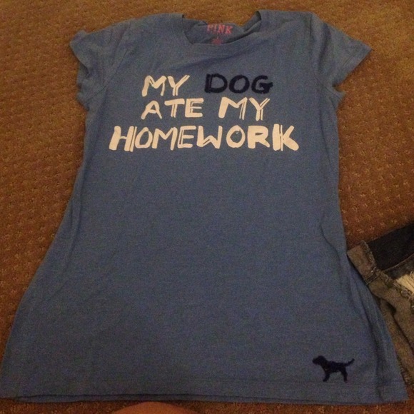 Blue shirt with sequence