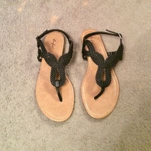 Black sandals