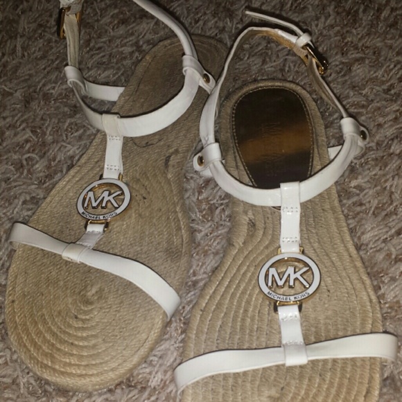 Michael Kors White Sandals