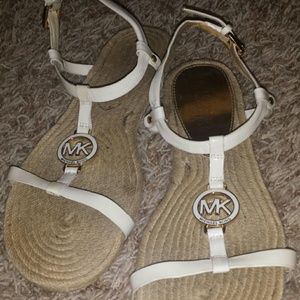 Michael Kors White Sandals