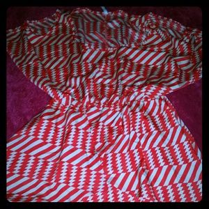 Beautiful orange striped dress brand new