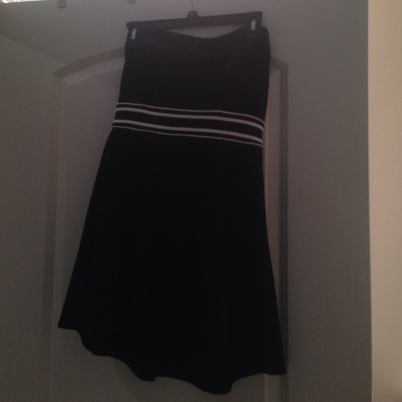 Black and white dress