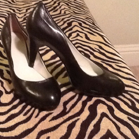 Nine West black heels.