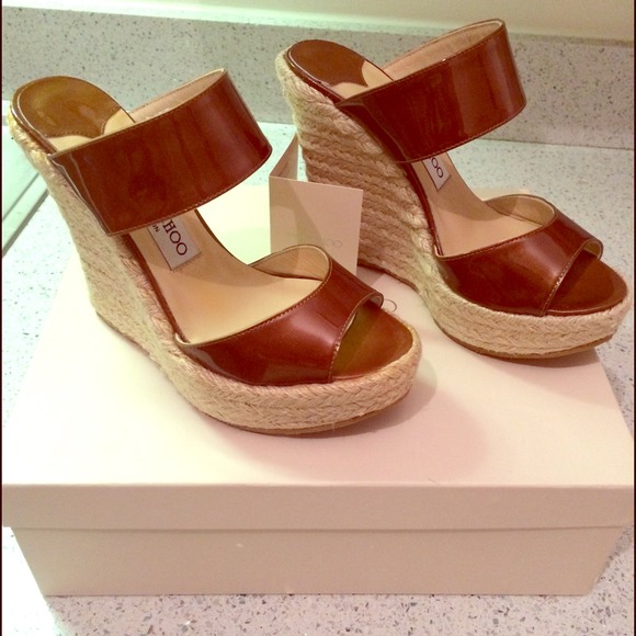 NWB Jimmy Choo Poplar platform size 36