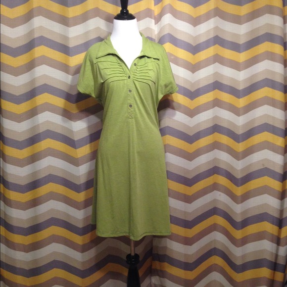 Lime green PrAna dress