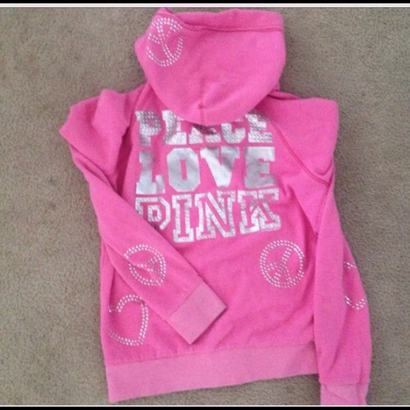 Hot Pink Victoria's Secret zip up