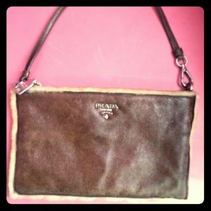 Prada soft leather hand bag