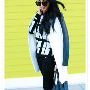 🚫SOLD🚫Zara Coat Combination Leather