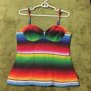 Sarape corset top