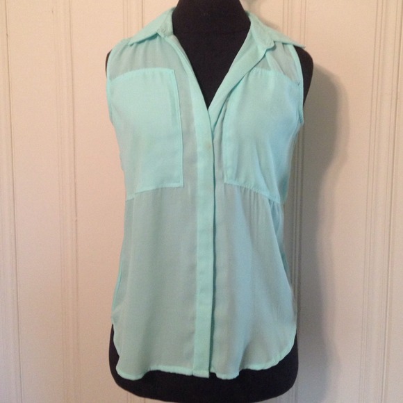 Cynthia Rowley Light Blue Blouse