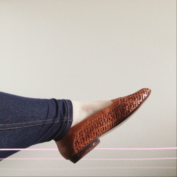 Vintage Leather Flats