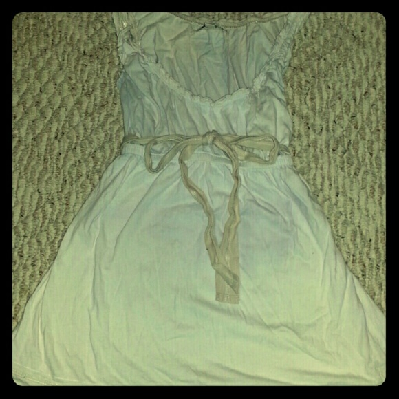 American Eagle white tie top
