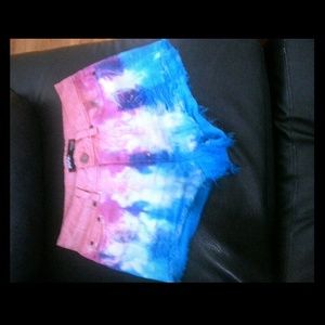 Urban Outfitters tie dye high wasted shorts