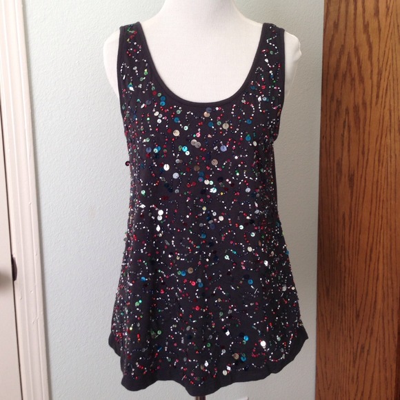 Zara Trafaluc sequin tank