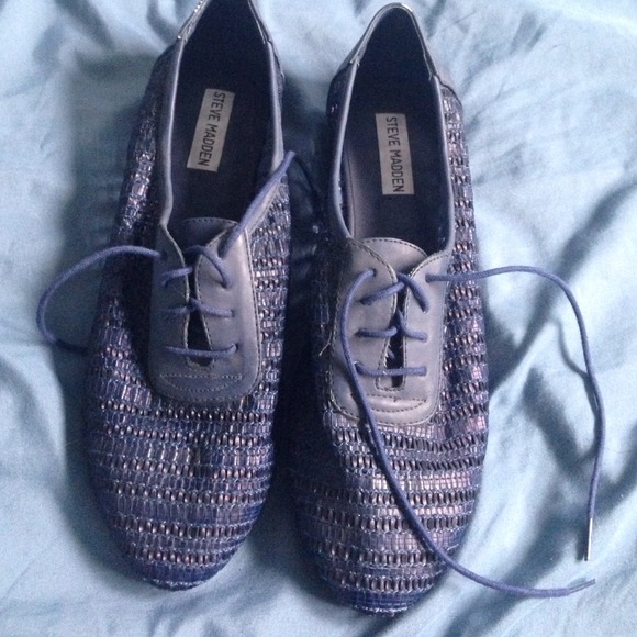 Cute blue Steve Madden shoes