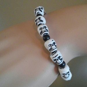 Skeleton skull bracelet