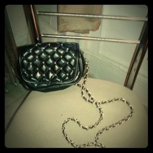 Black and Gold Small Crossbody purse