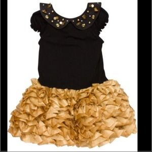 David Charles jewel and frill dress. Size 3t.