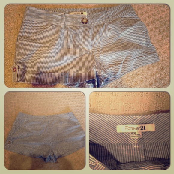 Forever 21 striped shorts!