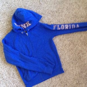 PINK university of Florida zip up hoodie