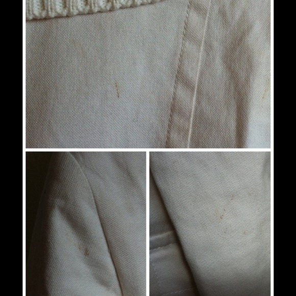💖FINAL SALE✨💖white Linen thick coat - Picture 4 of 4