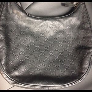 Gucci Guccissima Leather GG Twins Medium Hobo