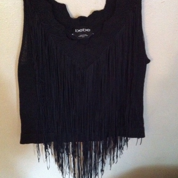 Bebe fringed top - Picture 2 of 3