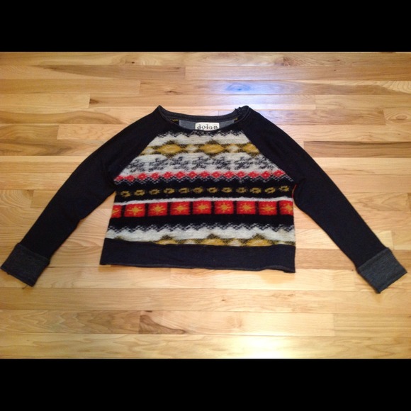 Dolan For Free People cropped Sweater SZ M