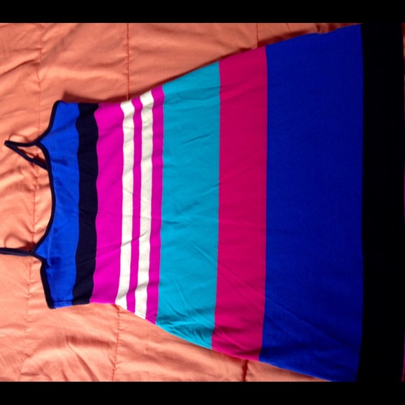 Multicolor Mini Dress